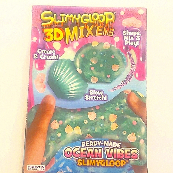 Mermaid Slime by SLIMYGLOOP Ocean Vibes Ready-made Slime gift set - Picture 3 of 5